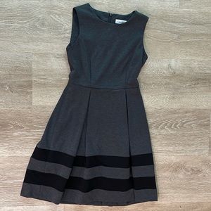Calvin Klein Dress  2P Grey & Black